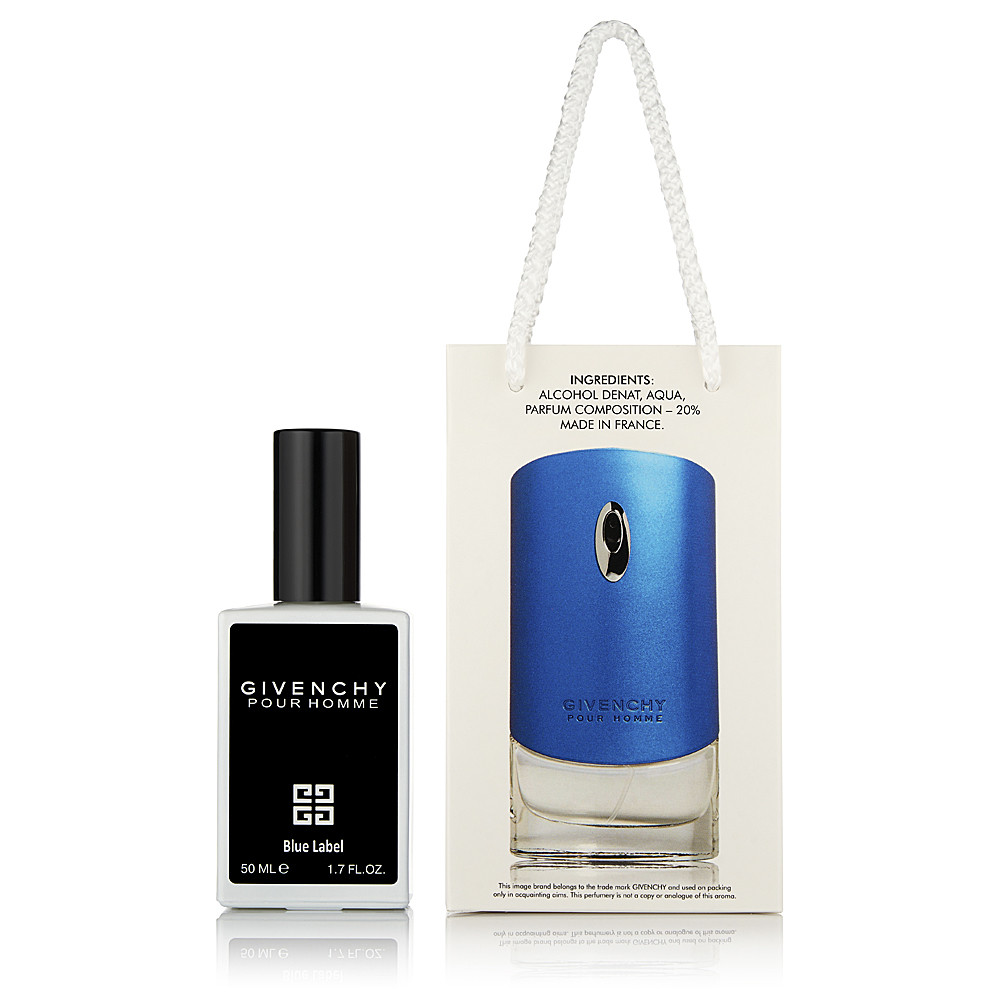 Парфум Givenchy Pour Homme Blue Label 50 мл у подарунковій упаковці (9055H)