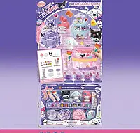 Набір для творчості Kuromi (декоден, 2 скриньки для декорування, наклейки, чарми, 3 фігурки) U 18