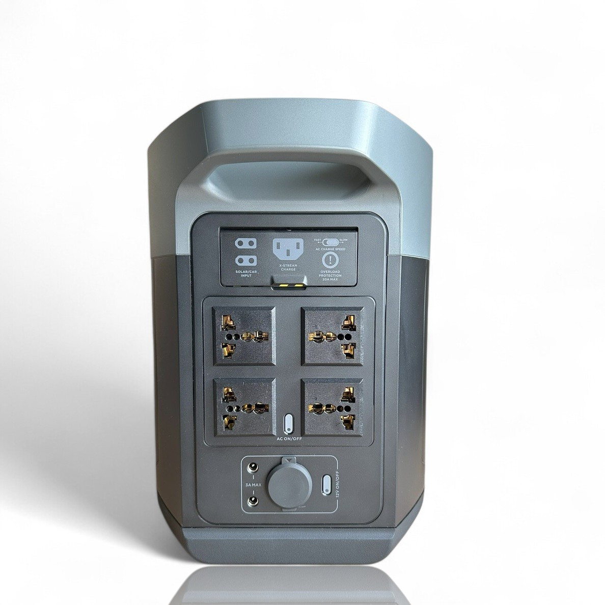 Універсальна зарядна станція EcoFlow DELTA 2 Max (2048Wh) потужністю 2400Вт (4800Вт), універсальна розетка