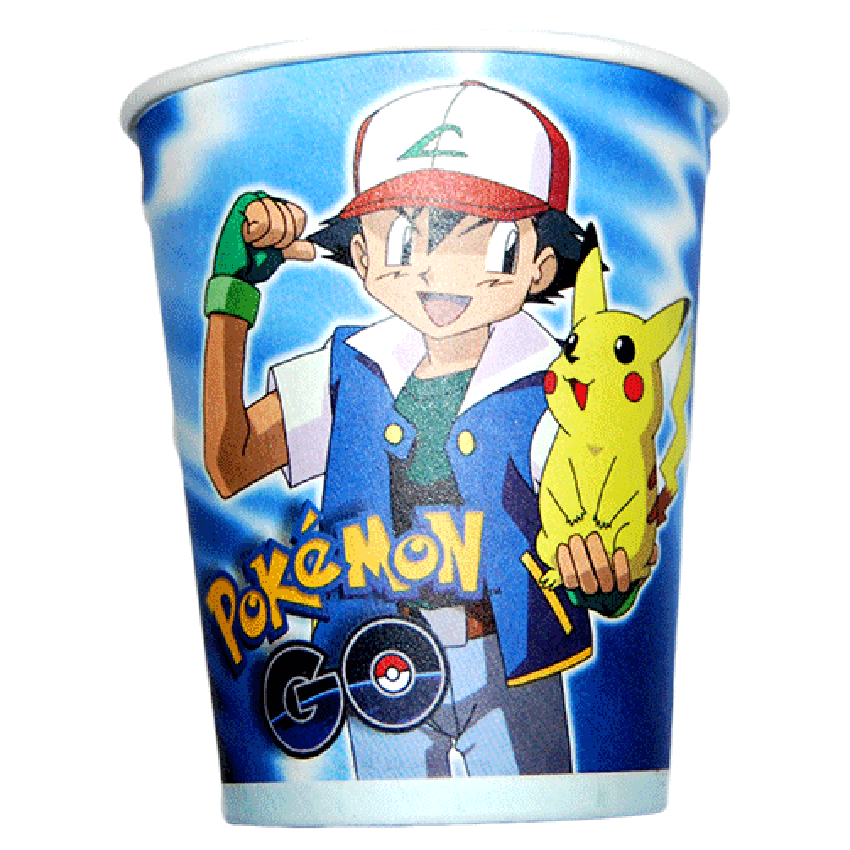 Стакани святкові Покемон 6 од