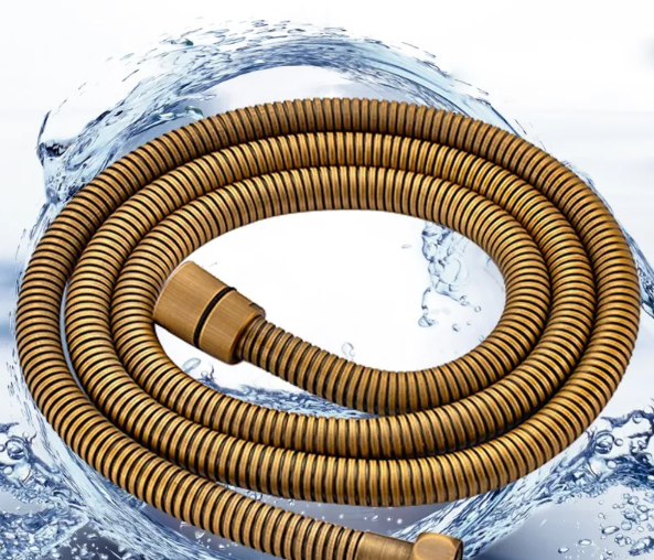 Шланг для душа в металевій оплітці (латунь)