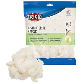Гніздовий матеріал для дрібних гризунів Trixie капок кремовий 100г