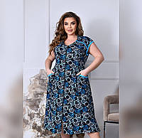 Трикотажні жіночі халати дуже великих розмірів