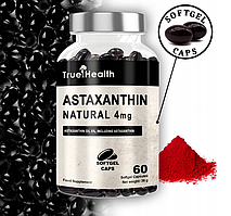 Вітаміни для очей Астаксантин True Health Astaxanthin Natural 4mg - 60 softgel.