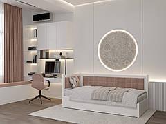 Ліжко дерев'яне дитяче 90*200 Мілвокі з підйомним механізмом