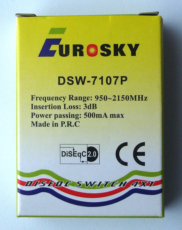 DiSEqC 4х1 Eurosky DSW-7107P