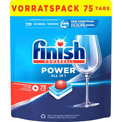 Таблетки для посудомийної машини Finish Power all in 1  (75 шт)