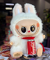 М'яка іграшка Лабубу кола, брелок колекційний The Monsters Labubu Coca-Cola MOKOKO, Popmart