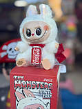 М'яка іграшка Лабубу кола, брелок колекційний The Monsters Labubu Coca-Cola MOKOKO, Popmart, фото 2