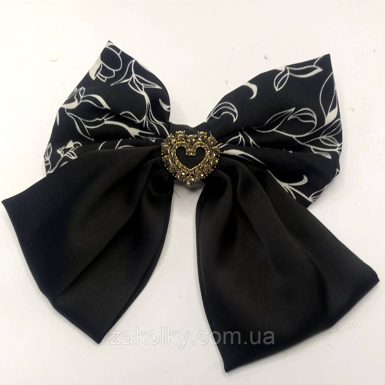 Шпилька на автоматі "Бант сердечко".