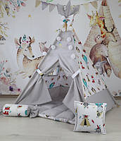 Вігвам дитячий Тіпі Вождя з об'ємним матрациком