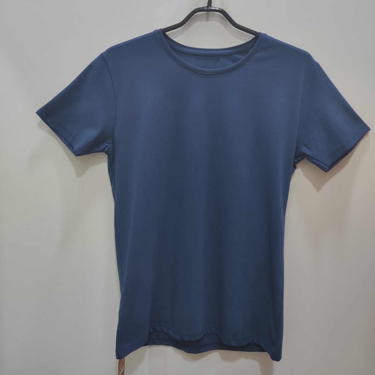 Чоловіча синя футболка однотонна Туреччина, фото 1