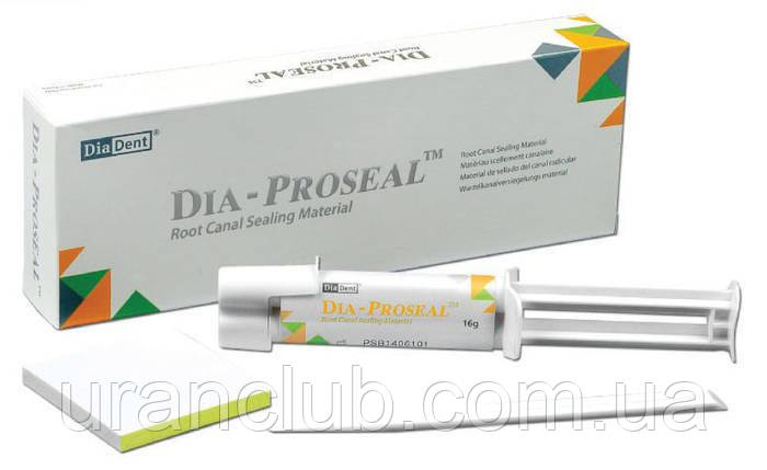 Герметик для кореневих каналів Dia-Proseal на основі епоксидної смоли силер Діа Просіл, 4 г. діапросил