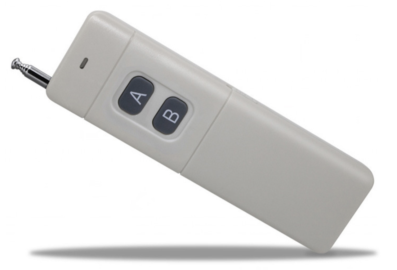 Бездротовий пульт дистанційного керування 3000 м, 315 МГц, 2 кнопки A/B