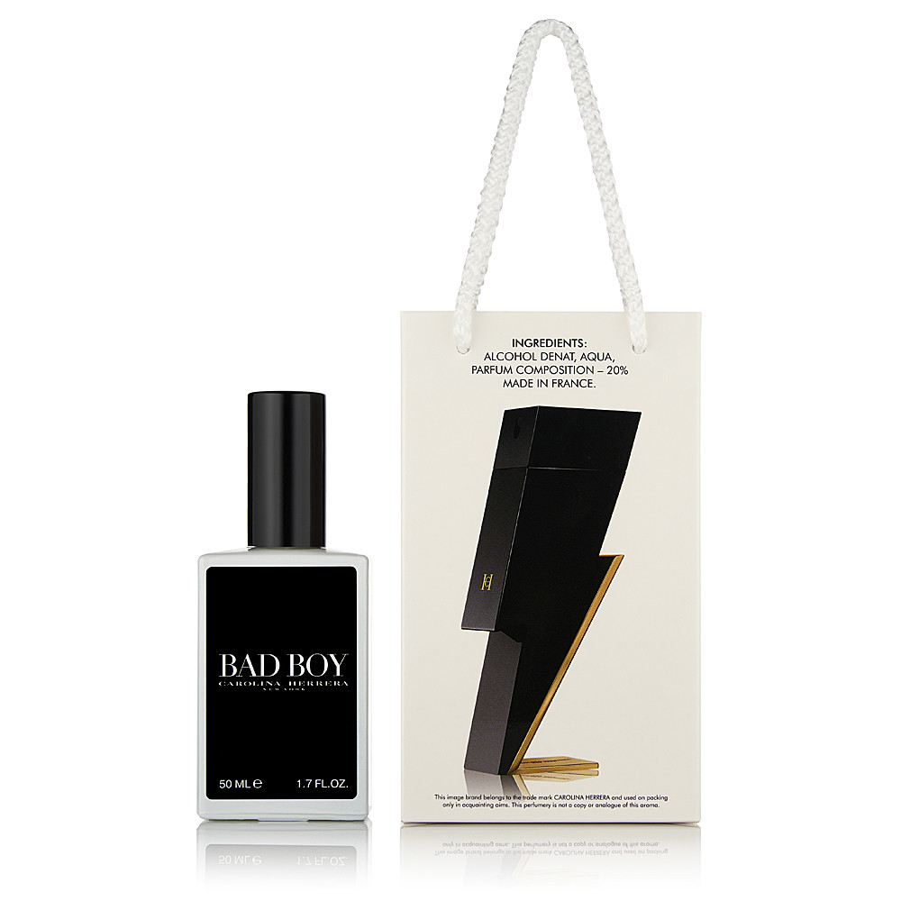 Парфуми Carolina Herrera Bad Boy 50 мл у подарунковому пакованні (9055H)