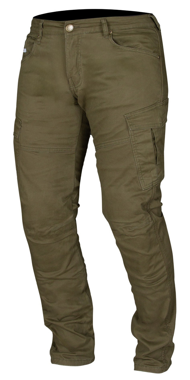 Мотоджинси Merlin Remy 2 D3O Cargo Regular хакі, 36