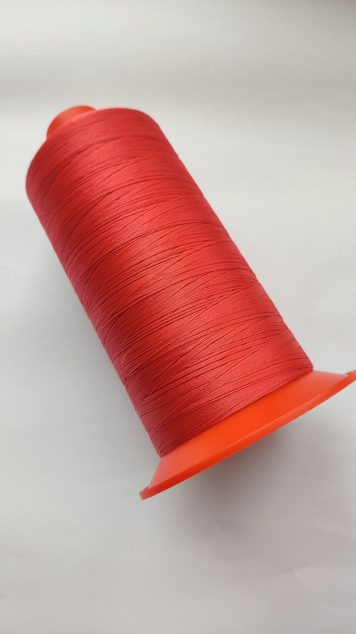 Нитка для шкіри Serafil 20 2500m червоний, фото 1