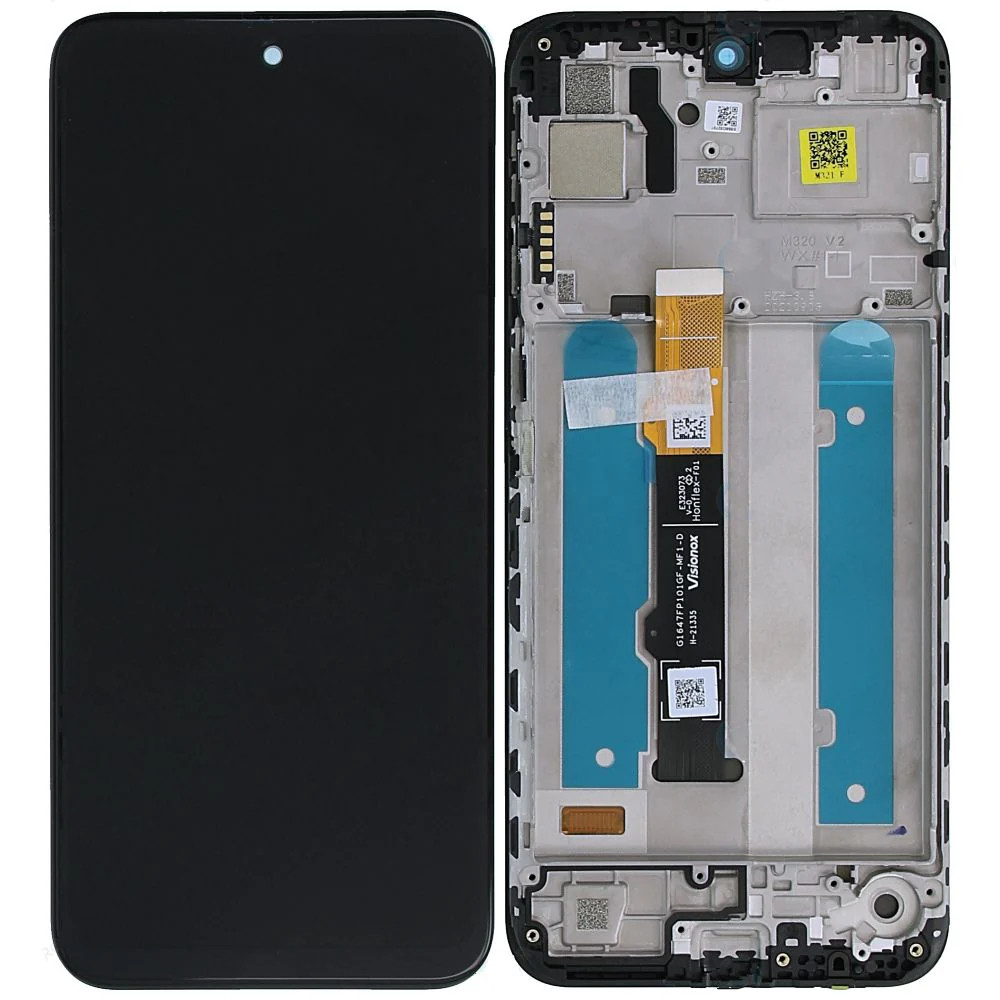 Дисплей Motorola XT2233-2 Moto G42 чорний, TFT з рамкою, фото 1