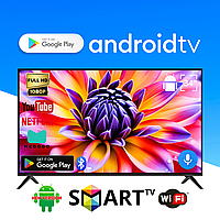 Телевізор Tesla 34" Smart TV | Android 15, Full HD, USB, DVB-T2, голосовий контроль