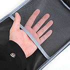 Сумка-органайзер для взуття GS Сіра. Подорожній органайзер для взуття у валізу, фото 5