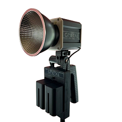 Портативне постійне LED-світло з акумулятором Gmetal 60 Вт 2800 К-6800К CRI 90+