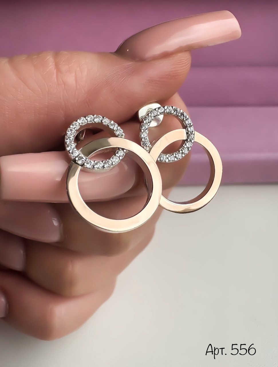 Сережки з золотом 375п