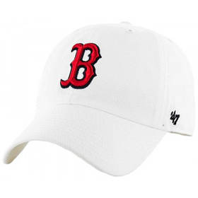 Кепка 47 Brand CLEAN UP RED SOX білий Уні OSFA