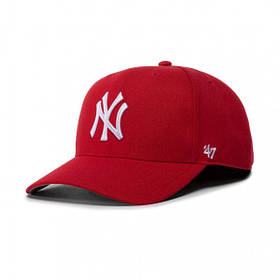 Кепка 47 Brand DP NY YANKEES червоний, сірий Уні OSFA