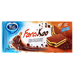 Бісквіт какао Фарсі Farci Kao ТМ Midi 280g (12*23g) 12шт/ящ (Код: 00-00017713)