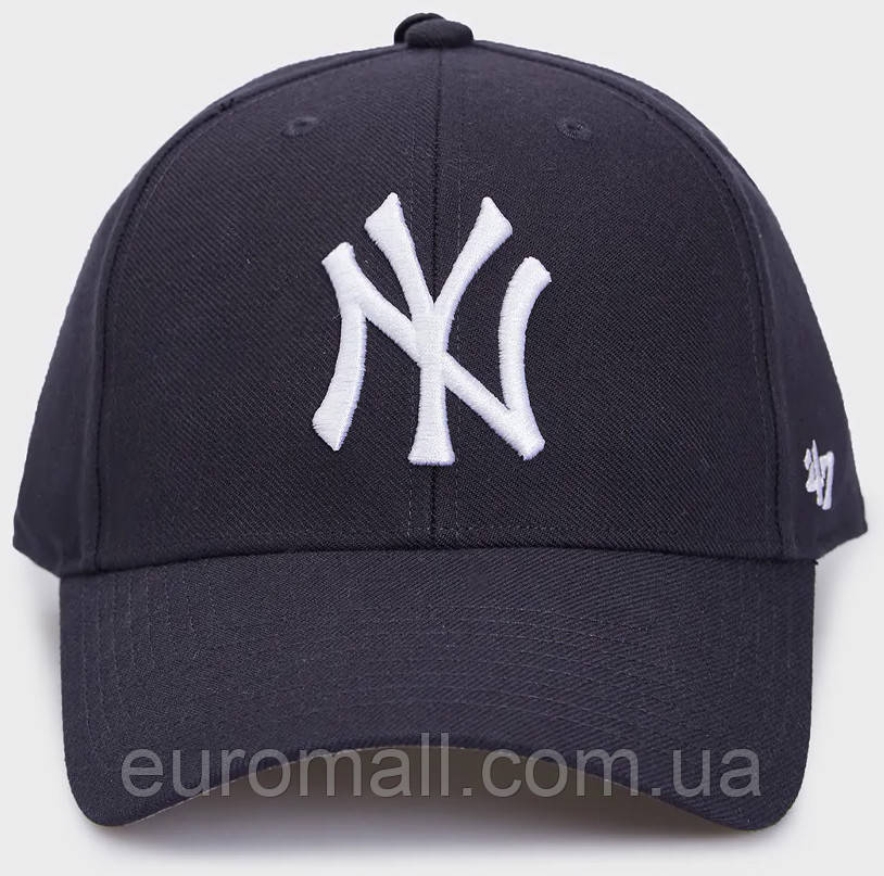 Кепка 47 Brand MLB NEW YORK YANKEES темно-синій Унісекс OSFM, фото 1
