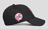 Кепка 47 Brand MLB NEW YORK YANKEES чорний, червоний Унісекс OSFA, фото 3
