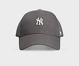 Кепка 47 Brand NEW YORK YANKEES BASE RUNNER графіт Унісекс OSFA, фото 2
