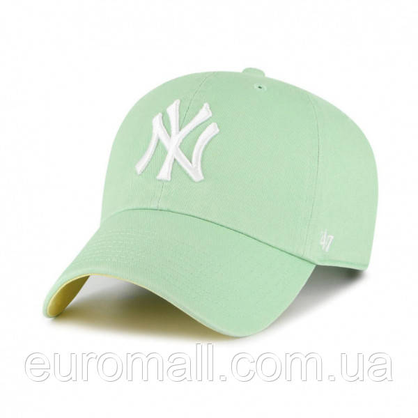Кепка 47 Brand NY YANKEES BALLPARK м'ятний, жовтий Унісекс OSFA, фото 1