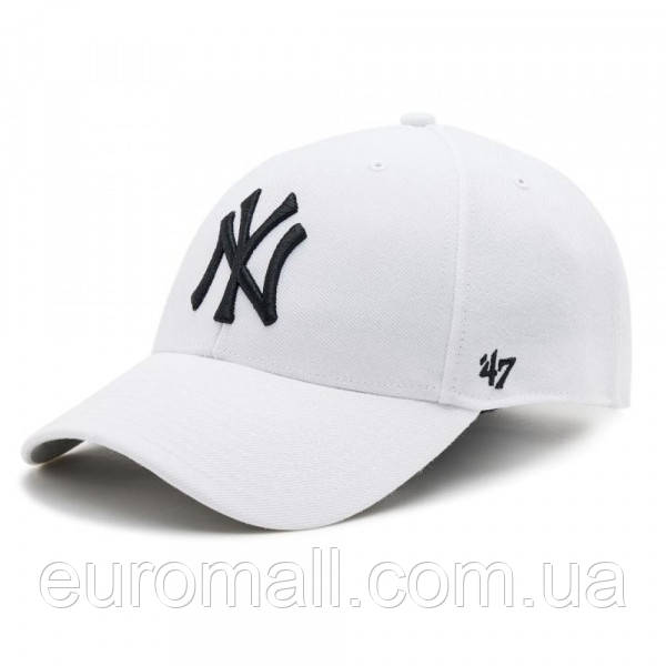 Кепка 47 Brand NY YANKEES білий, сірий Унісекс OSFA, фото 1
