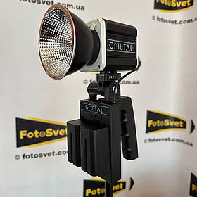 Портативне постійне LED-світло з акумулятором Gmetal 60 Вт 2800 К-6800К CRI 90+