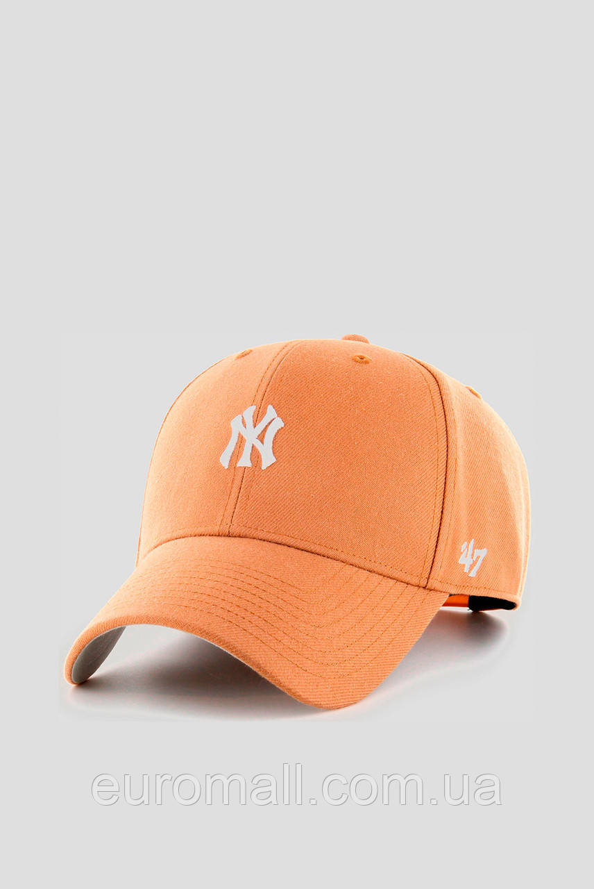 Кепка 47 Brand YANKEES BASE RUNNER SNAP світло-помаранчевий Унісекс OSFA, фото 1