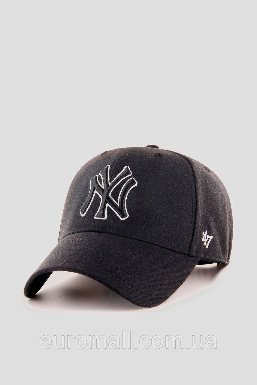 Кепка 47 Brand YANKEES SNAPBACK чорний Унісекс OSFA, фото 1