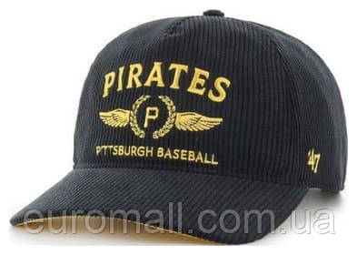 Кепка MVP 47 Brand PITTSBURGH PIRATES SKY HIGH чорний Унісекс One Size, фото 1