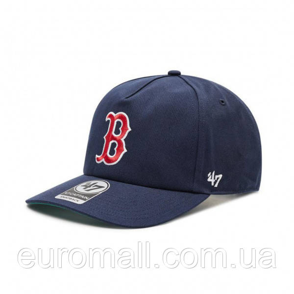 Кепка-snapback  47 Brand BOSTON RED SOX CAPTAIN DTR темно-синій, зелений Унісекс OSFA, фото 1