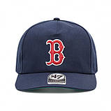 Кепка-snapback  47 Brand BOSTON RED SOX CAPTAIN DTR темно-синій, зелений Унісекс OSFA, фото 3