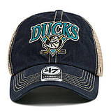 Кепка-тракер 47 Brand ANAHEIM DUCKS TUSCALOOSA чорний, бежевий Унісекс OSFA, фото 2