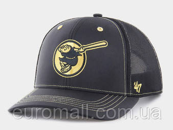 Кепка-тракер 47 Brand MLB SAN DIEGO PADRES XRAY чорний, жовтий Унісекс OSFA, фото 1