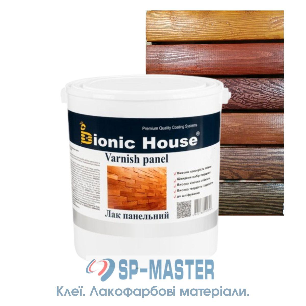Панельний акриловий лак для дерева на водній основі для внутрішніх робіт (10 л) Bionic House (Біонік Хаус), фото 1