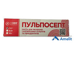 Паста антимікробної дії Пульпосепт (DiDent), шприц 1,2 г. + канюлі