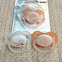 Соска пустушка  силікон від 2шт Франція