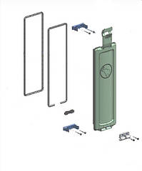 Кришка вентиляційного люка передньої стінки комплект SCHMITZ