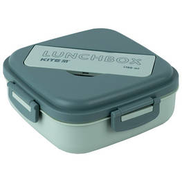 Ланч-бокс дитячий Kite з розділювачем 1100 мл, зелений (K23-186-1) - оригінал