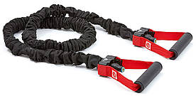 Еспандер трубчастий Adidas Power Tube чорний, червоний Уні 122 см