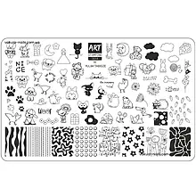 Пластина для стемпінгу "Art" №0014