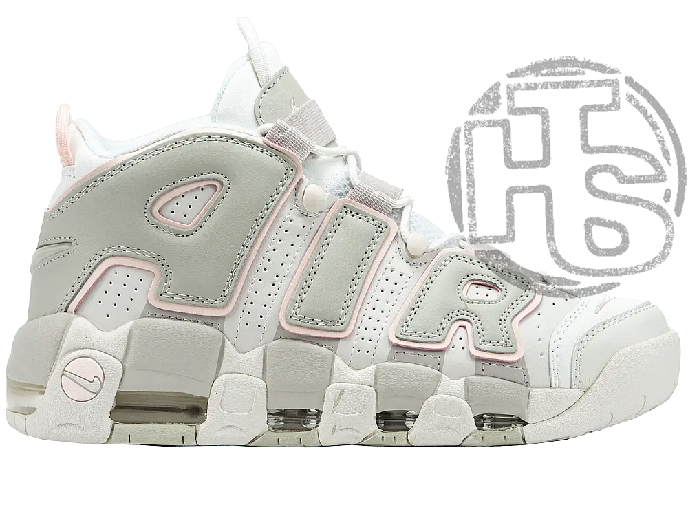 Чоловічі кросівки Найк Nike Air More Uptempo White Green ALL19464